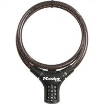 Master Lock Steel Rigid Combination Cable Lock 12mm 900mm