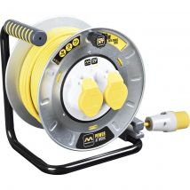 Masterplug Pro XT Metal Cable Reel 110 Volt 30m