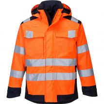 Modaflame Rain Multi Norm Arc Heat and Flame Resistant Jacket Orange / Navy L