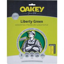 Oakey Green Aluminium Oxide Sandpaper