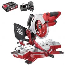 Ozito PXCMSS 18v Cordless Compound Mitre Saw 210mm 1 x 2ah Li-ion Charger No Case