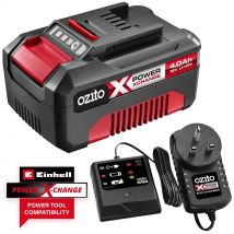 Ozito Genuine PXC 18v Cordless Li-ion Battery 4ah and Eco Charger 4ah