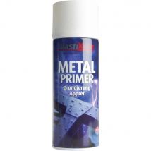 Plastikote Metal Primer Aerosol Spray Paint White 400ml
