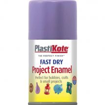 Plastikote Dry Enamel Aerosol Spray Paint Lavender 100ml