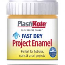 Plastikote Fast Dry Enamel Paint Sunshine Yellow 59ml