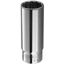 Facom R.EL 1/4" Drive Deep Bi Hexagon Socket Metric 1/4" 13mm
