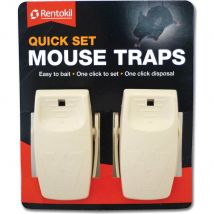 Rentokil Quick Set Mouse Traps Pack of 2