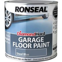 Ronseal Diamond Hard Garage Floor Paint Steel Blue 2.5l