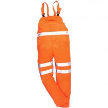 Portwest Class 2 Hi Vis RIS Bib and Brace Orange M
