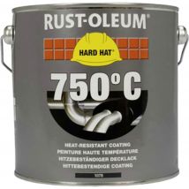 Rust Oleum Hard Hat Heat Resistant Paint Black 2.5l