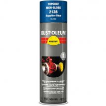 Rust Oleum Hard Hat Metal Spray Paint Sapphire Blue 500ml