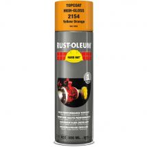 Rust Oleum Hard Hat Metal Spray Paint Yellow Orange 500ml