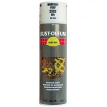 Rust Oleum Hard Hat Spot Marking Spray Paint White 500ml