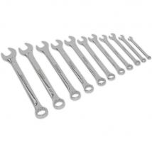 Siegen 11 Piece Combination Spanner Set Imperial