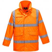 PWR Hi Vis Extreme Parka Jacket Orange L