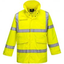 PWR Hi Vis Extreme Parka Jacket Yellow 3XL