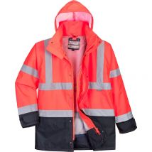 Oxford Weave 300D Class 3 Hi Vis 5-in1 Executive Jacket