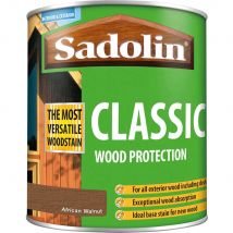 Sadolin Classic Wood Protection Woodstain African Walnut 1l