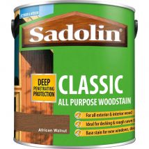 Sadolin Classic Wood Protection Woodstain African Walnut 2.5l