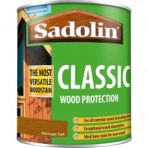 Sadolin Classic Wood Protection Woodstain Heritage Oak 1l