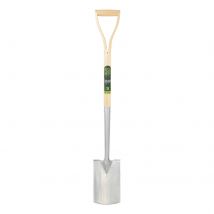 Kew Gardens Treaded Stainless Steel Border Spade