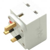 SMJ 3 Way Fused Plug Adaptor