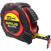 Sirius Professional Tuff Jack Tape Measure Imperial & Metric 26ft / 8m 25mm