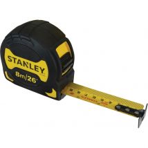 Stanley High Grip Tape Measure Imperial & Metric 26ft / 8m 28mm