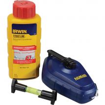 Irwin StraitLine Speedline Chalk Line Reel Set 30m