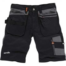 Scruffs Mens Holster Trade Shorts Black 32"