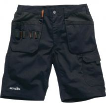 Scruffs Trade Flex Holster Shorts Black 34"