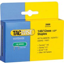 Tacwise 140 Staples 12mm Pack of 2000