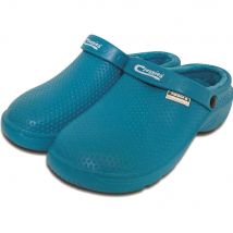 Town and Country Fleecy EVA Cloggies Garden Shoes Teal Size 6