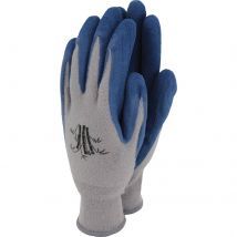 Town and Country Weed Master Bamboo Gloves Grey / Navy Blue L