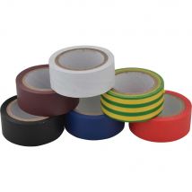 Unibond 6 Piece Electrical Tape Multi Pack Assorted 19mm 3.5m