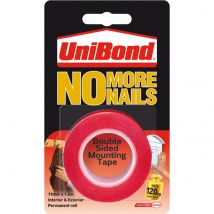 Unibond No More Nails Interior / Exterior Double Sided Mounting Tape