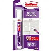 Unibond Tile Grout Reviver Pen White