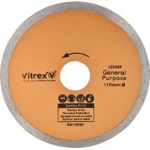 Vitrex Tile Cutting Diamond Blade 110mm