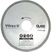 Vitrex Diamond Glass Cutting Blade 110mm