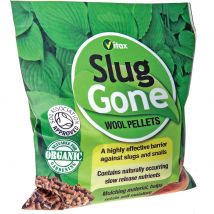 Vitax Slug Gone Wool Pellets for Killing Slugs 1l