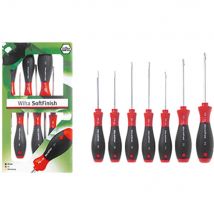 Wiha 7 Piece Slotted and Pozi Screwdriver Set