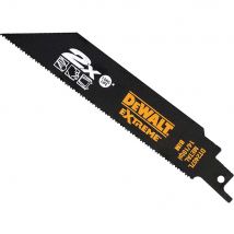 DeWalt Extreme 2X Life Metal Cutting Reciprocating Sabre Saw Blades 152mm Pack of 5