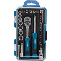 Draper 35 Piece 1/4" Drive Socket and Screwdriver Bit Set 1/4"