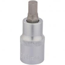 Draper Expert 1/2" Drive Hexagon Socket Bit Metric 1/2" 8mm