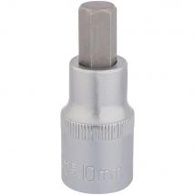 Draper Expert 1/2" Drive Hexagon Socket Bit Metric 1/2" 10mm