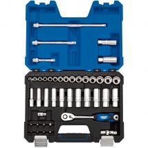 Draper Expert 42 Piece 3/8" Drive Bi Hex Socket Set Metric 3/8"
