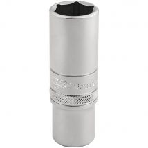 Draper 3/8" Drive Satin Finish Deep Hexagon Socket Metric 3/8" 16mm