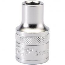 Draper 1/2" Drive Satin Finish Hexagon Socket Metric 1/2" 9mm