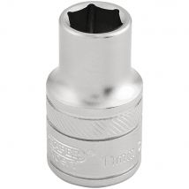 Draper 1/2" Drive Satin Finish Hexagon Socket Metric 1/2" 11mm