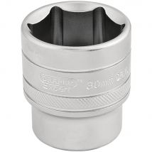 Draper 1/2" Drive Satin Finish Hexagon Socket Metric 1/2" 30mm